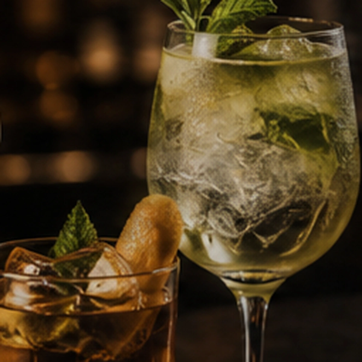 Refreshing mixed drinks